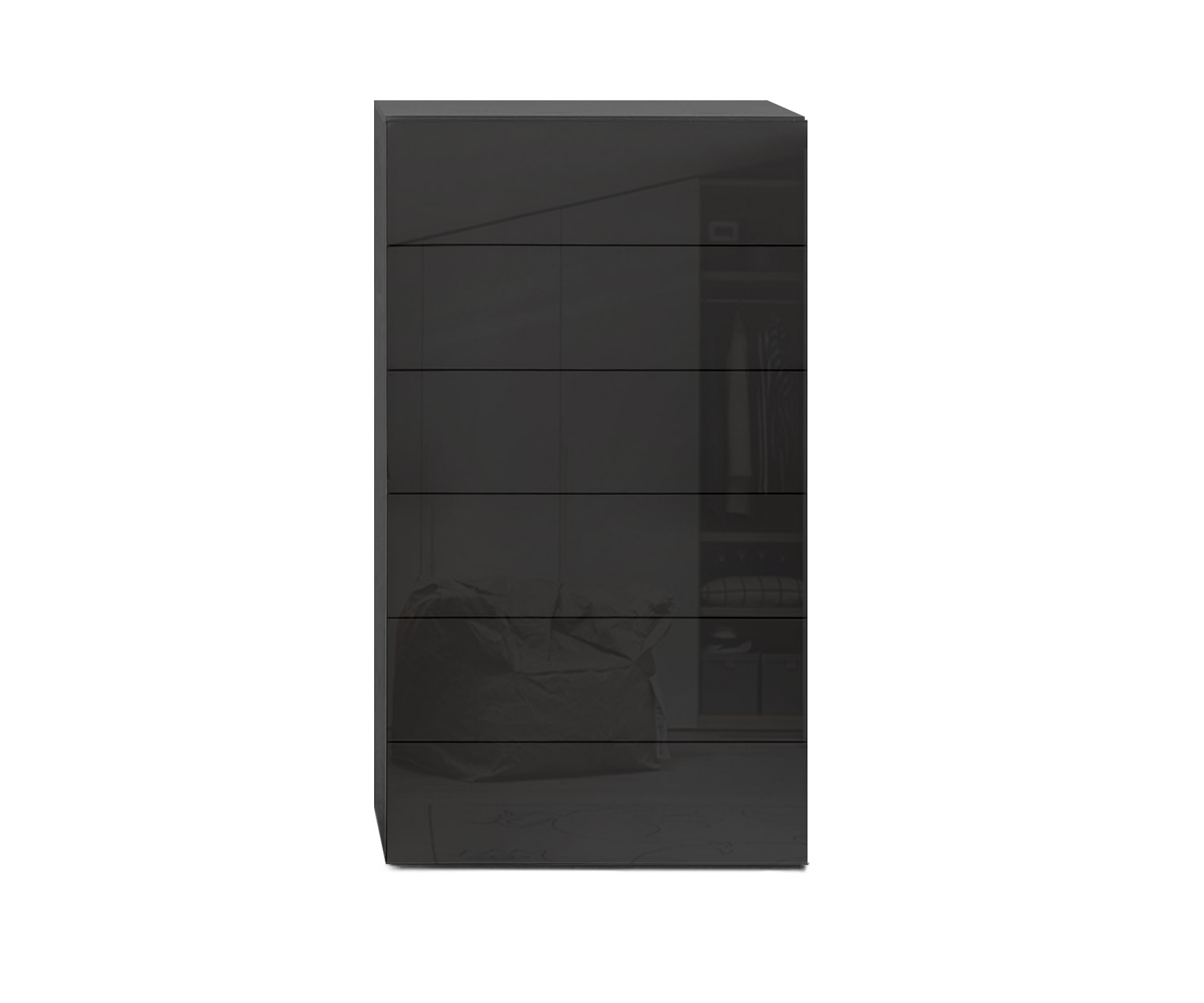 Novamobili Commode Easy 6 places B54 noir418 Novamobili Commode Easy 6 places B54 noir418
