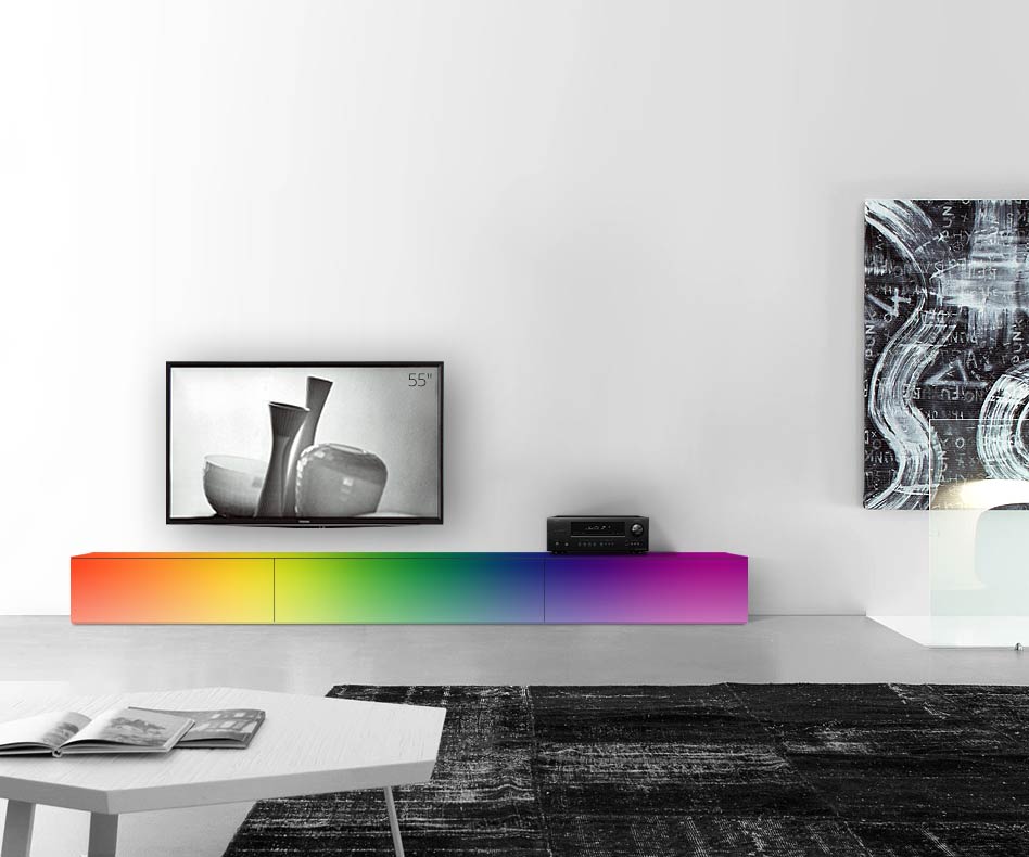 /Design Lowboard Fond L300 H35 mat RAL /Design Lowboard Fond L300 H35 mat RAL