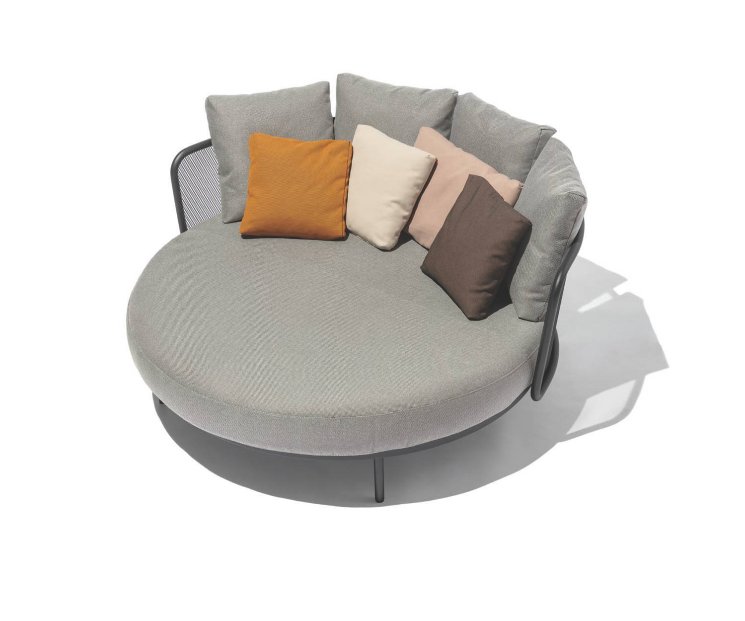 Todus Baza Round Design Daybed Jardin Véranda Terrasse Balcon Largeur 170 cm Todus Baza Round Design Daybed Jardin Véranda Terrasse Balcon Largeur 170 cm
