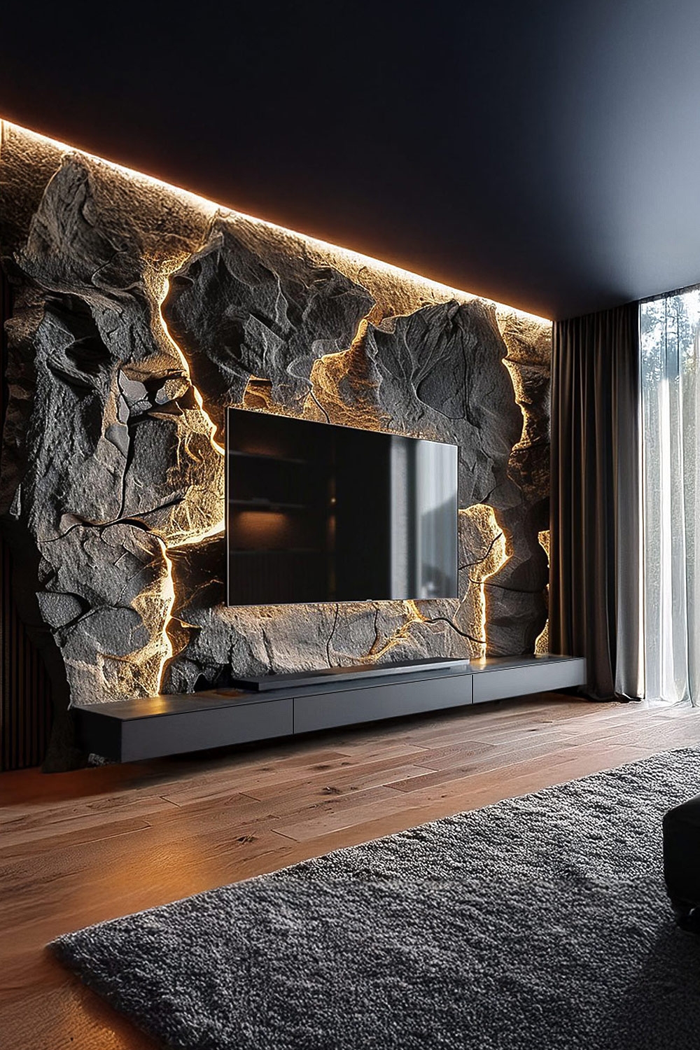 woonkamer-met-opvallende-stenen-muur-boven-lowboard