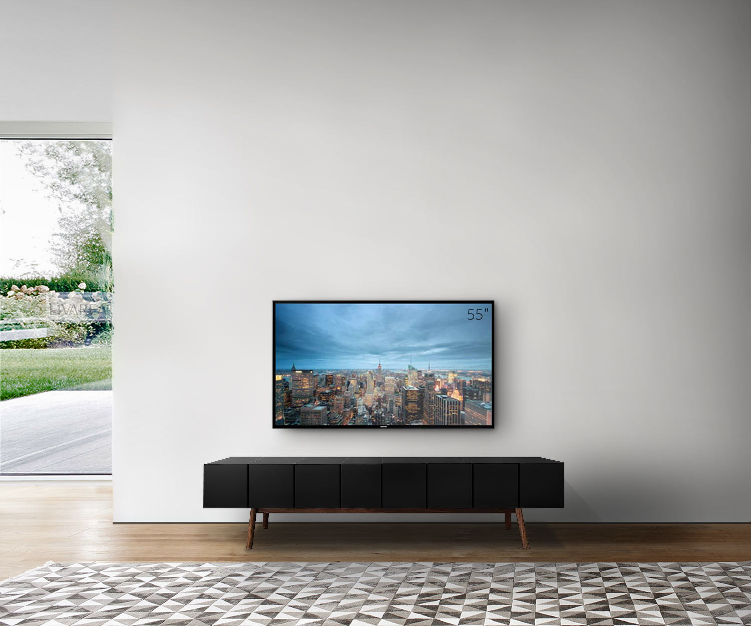 al2 MOS I KO 005 B Breedte 200 cm Body zwart Poten notenhout al2 MOS I KO 005 B Breedte 200 cm Body zwart Poten notenhout