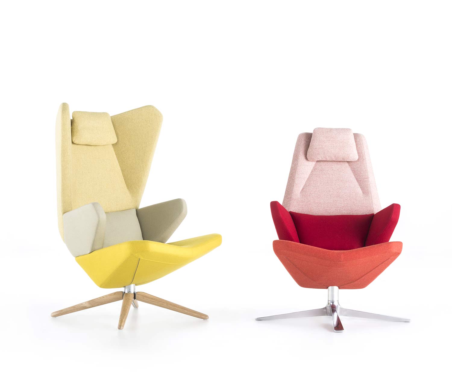 Exclusieve Prostoria Trifidae Design wing chair &amp; lounger