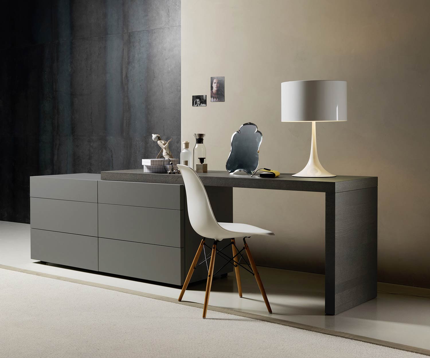 Exclusieve Livitalia Valeo design ladekast met bureau Exclusieve Livitalia Valeo design ladekast met bureau