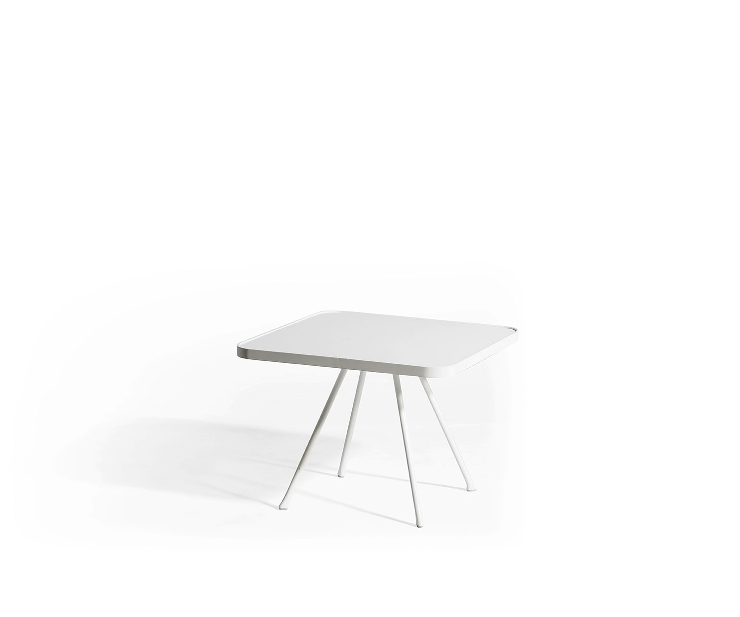 Oasiq Attol aluminium bijzettafel wit 55x55x42cm Oasiq Attol aluminium bijzettafel wit 55x55x42cm