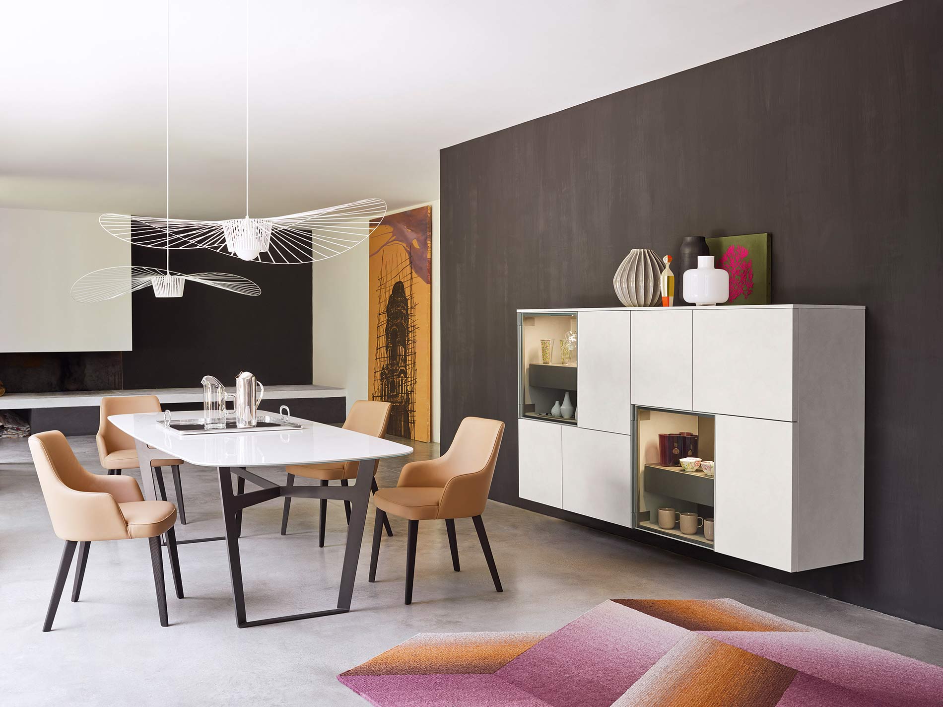 Hangende eetkamer buffetkast Hangende eetkamer buffetkast