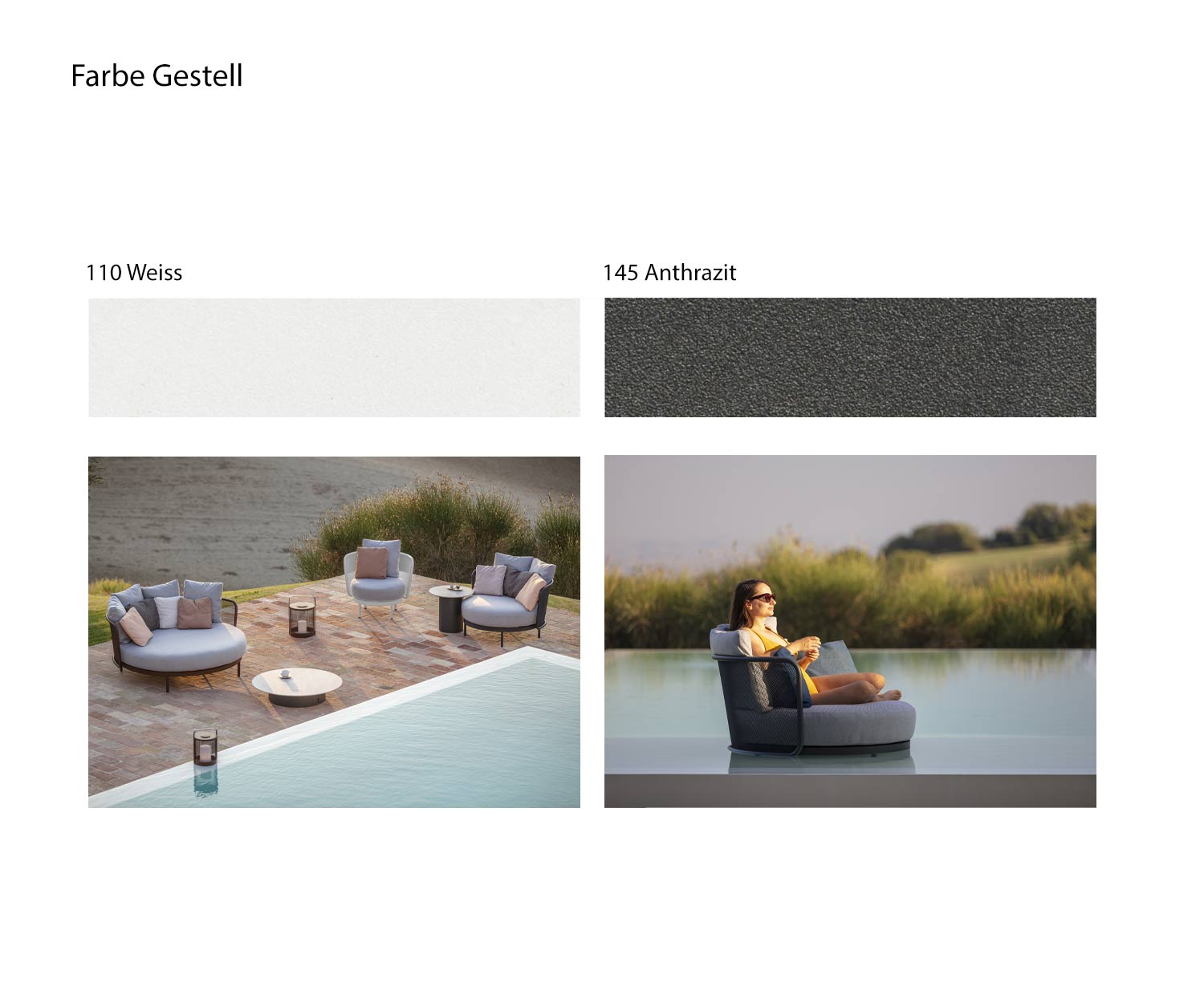 Todus Baza Round Couleur de la structure Blanc Gris Gris foncé Anthracite Todus Baza Round Couleur de la structure Blanc Gris Gris foncé Anthracite