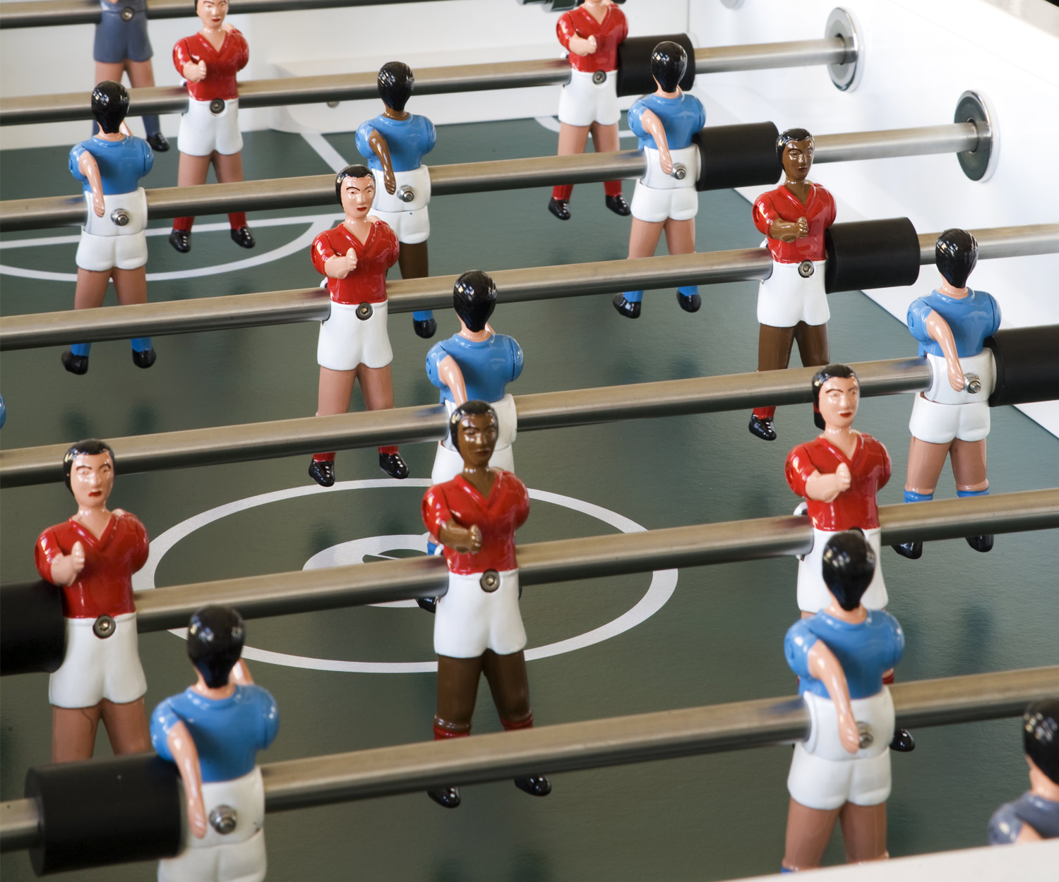 Exclusif RS Barcelona RS#3 Baby-foot design blanc RAL9010 Exclusif RS Barcelona RS#3 Baby-foot design blanc RAL9010