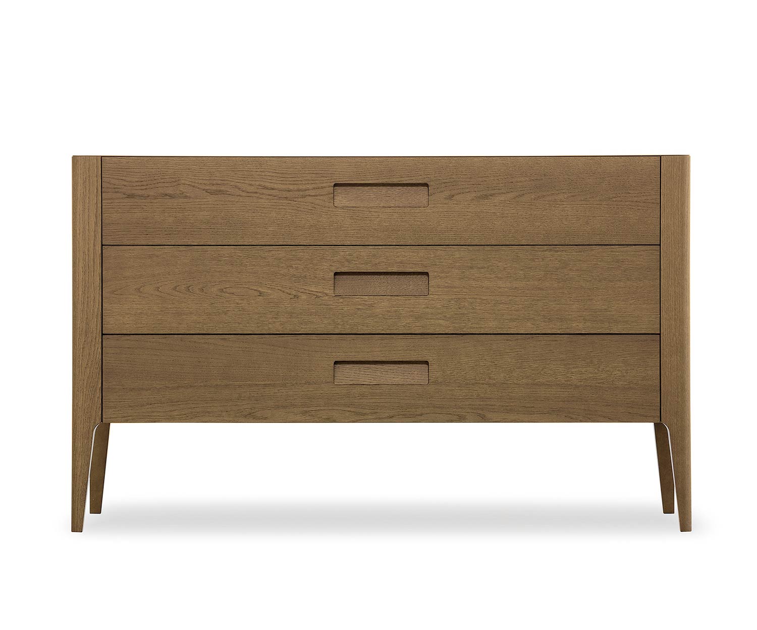 Novamobili Commode design Giotto 3 tiroirs chêne clair miel Novamobili Commode design Giotto 3 tiroirs chêne clair miel