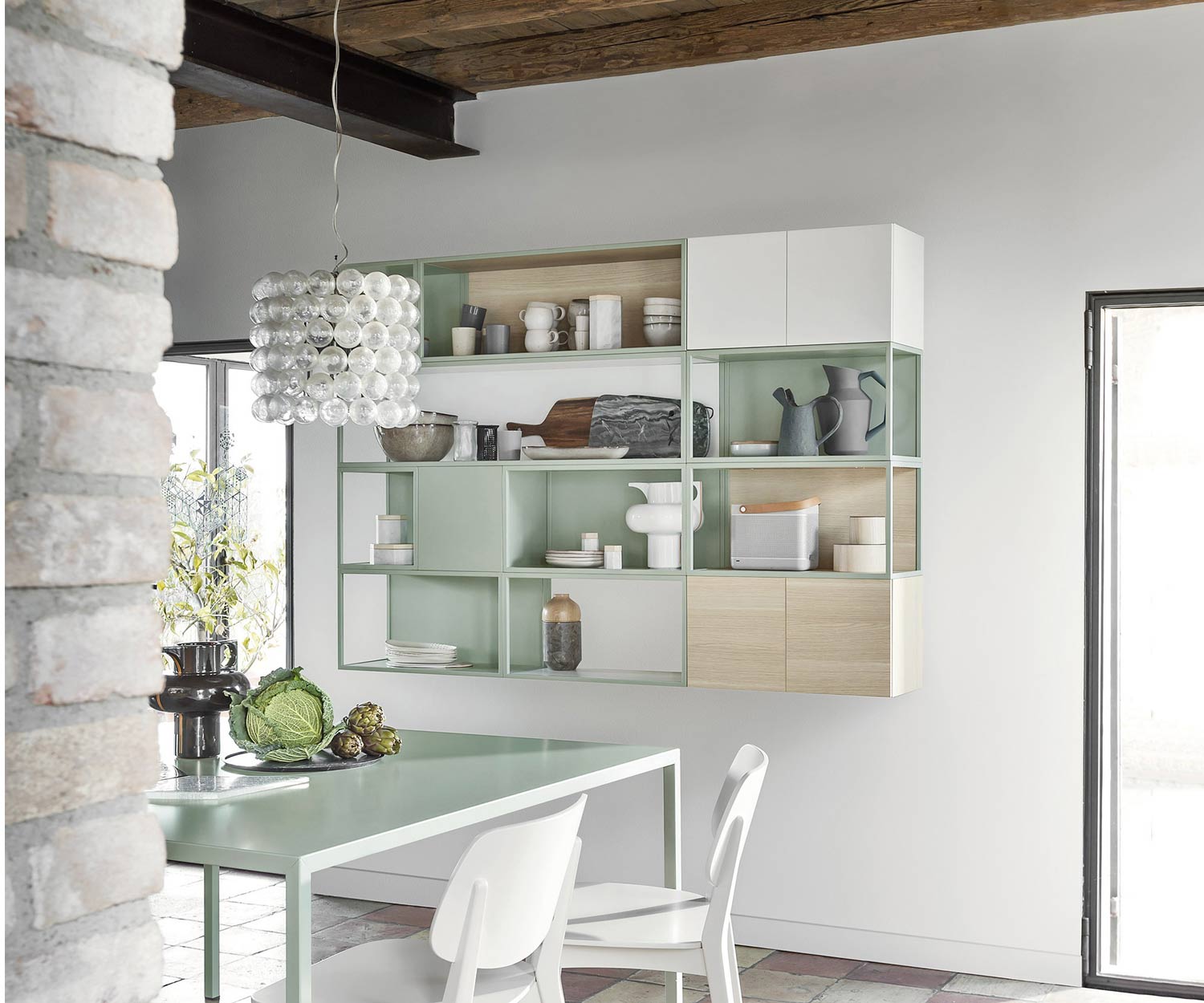 Étagère murale de cuisine moderne Outline Étagère murale de cuisine moderne Outline