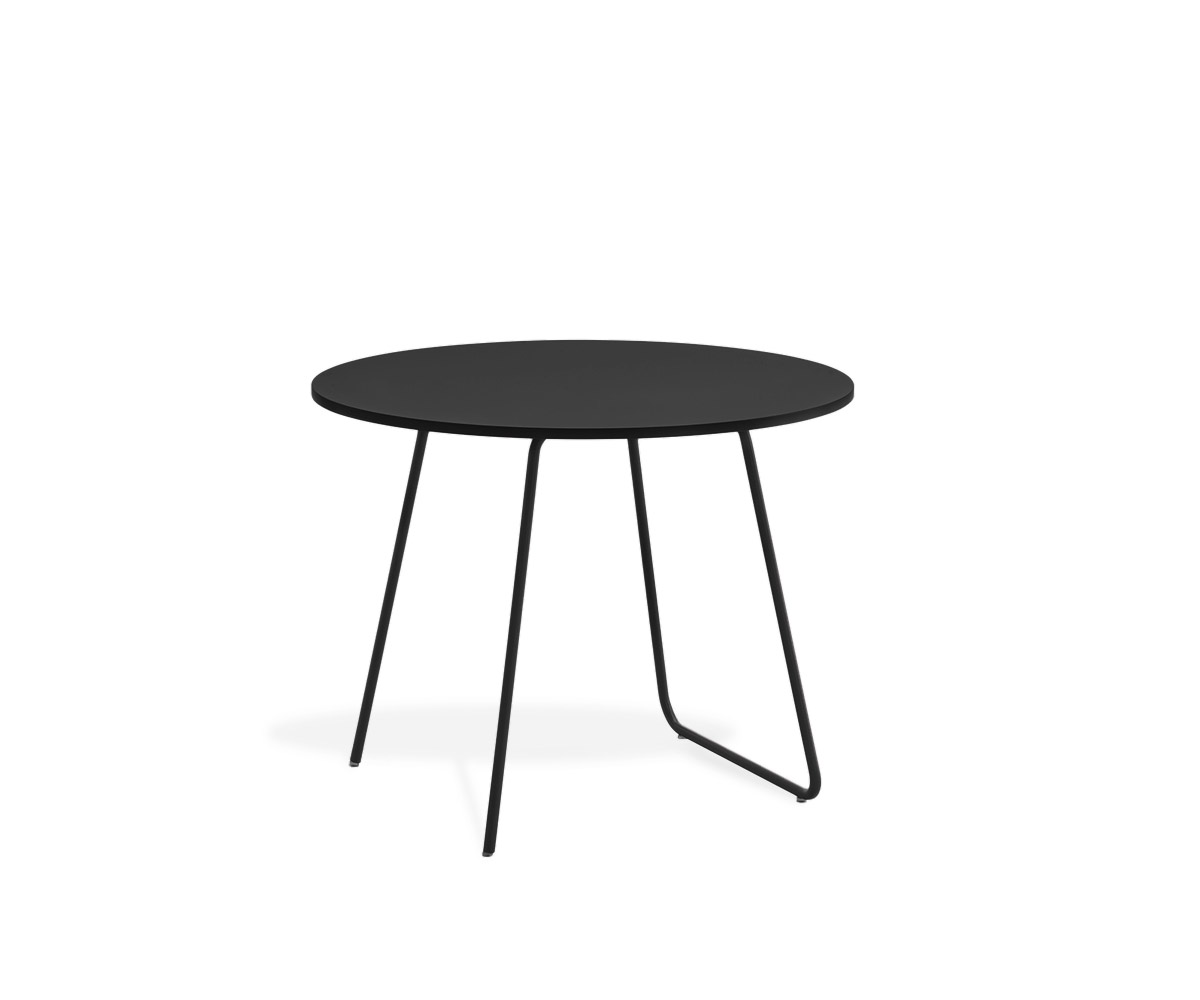 Novamobili Orbis bijzettafel Ø 60cm mat zwart318