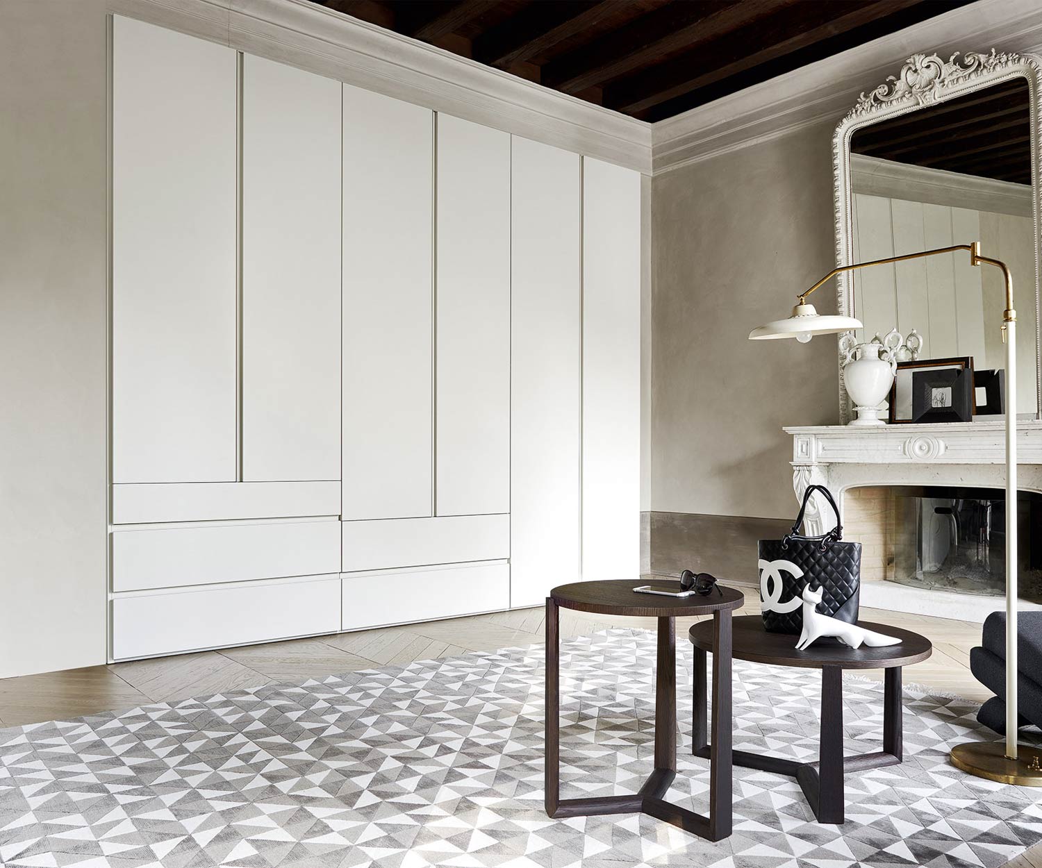 Moderne Livitalia Chambre à coucher Design Armoire Collage