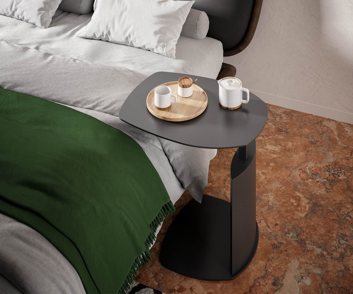 OzzioZoom T058 bijzettafel schets OzzioZoom T058 bijzettafel schets