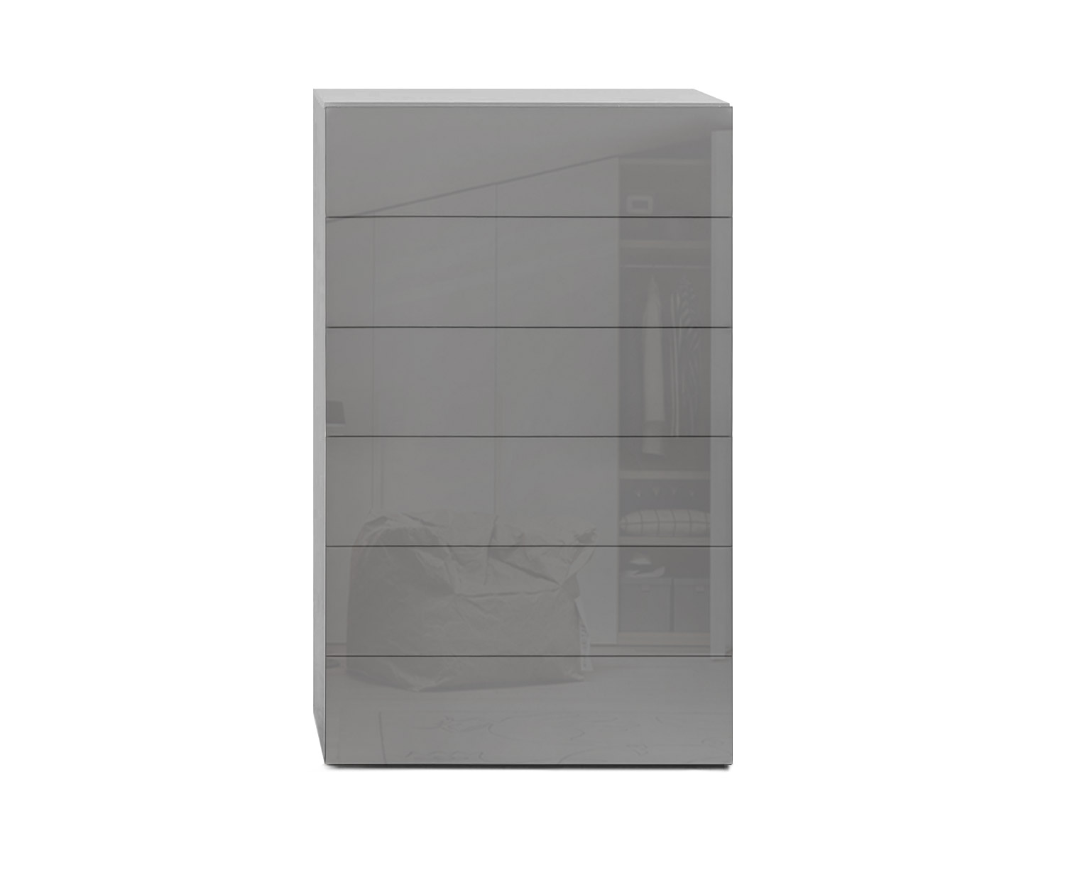 Novamobili Commode Easy 6 places L64 gris clair430 Novamobili Commode Easy 6 places L64 gris clair430