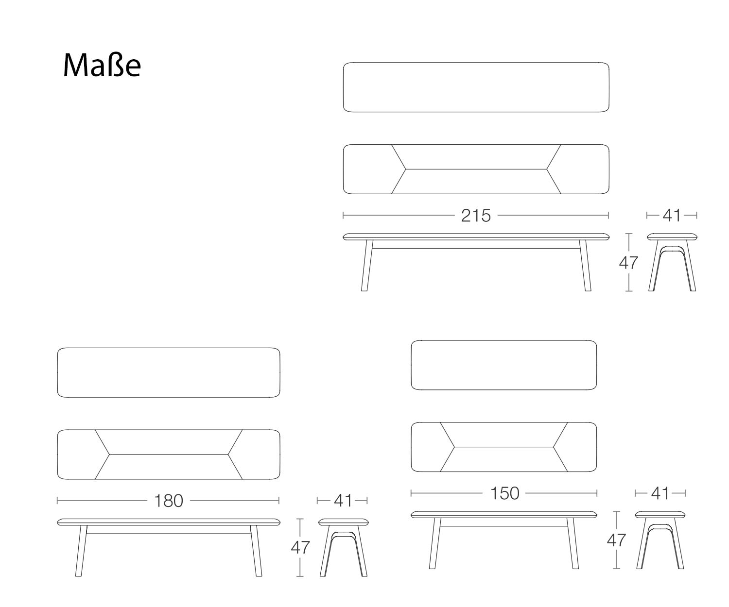 Conde House Banc Ten Design Dimensions Croquis Tailles Indication des tailles Conde House Banc Ten Design Dimensions Croquis Tailles Indication des tailles