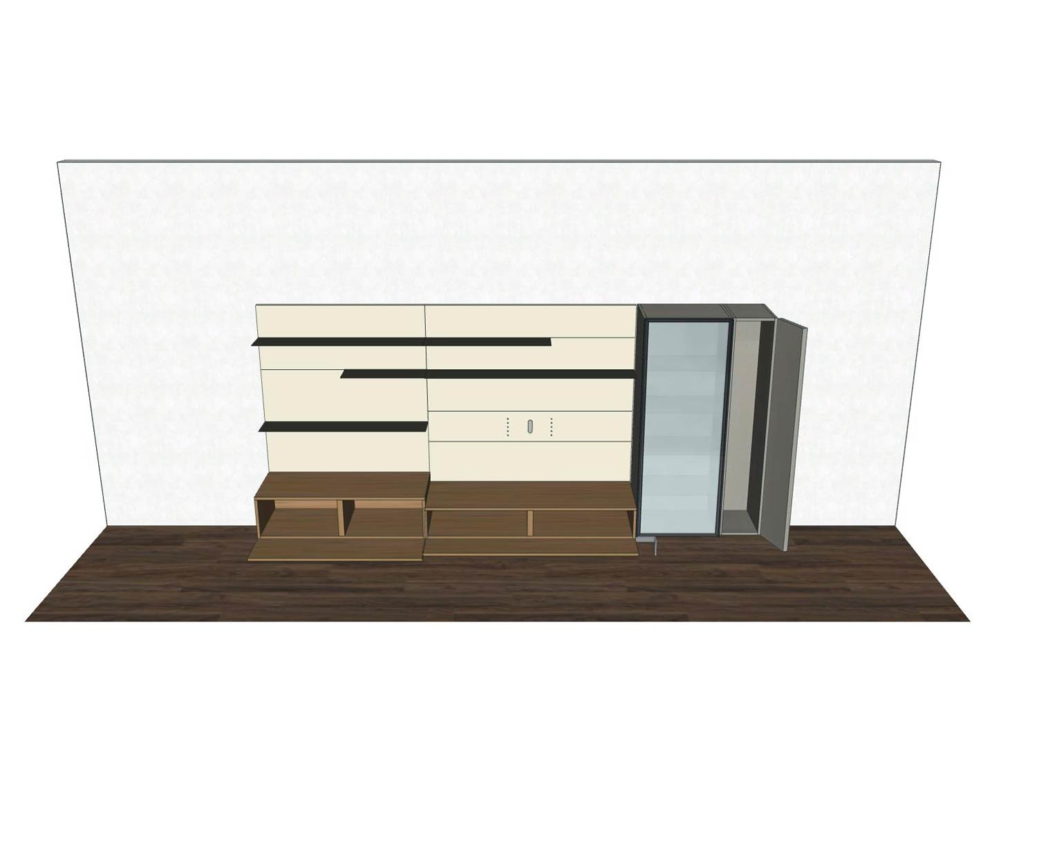 Livitalia Design-hangelement C42 afzonderlijke componenten in kleur gemarkeerd als schets Livitalia Design-hangelement C42 afzonderlijke componenten in kleur gemarkeerd als schets