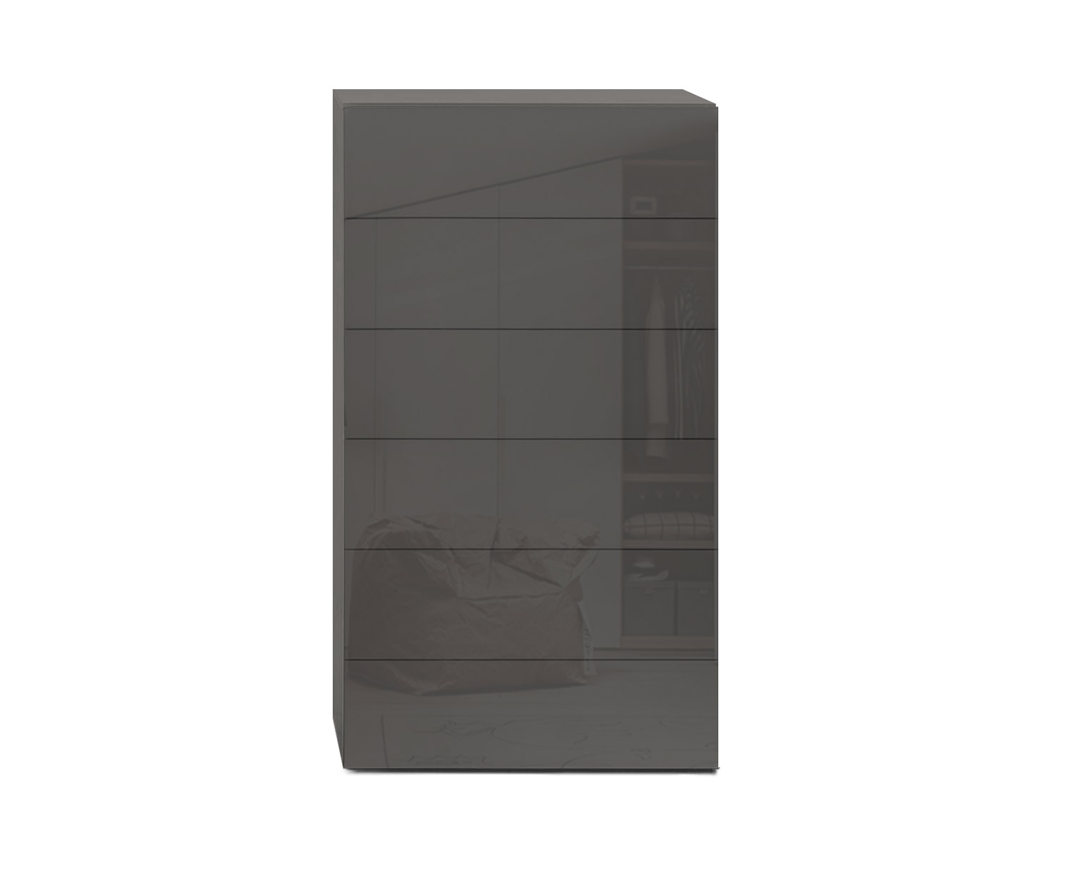 Novamobili Eenvoudige 6-persoons ladekast B54 quartz410 Novamobili Eenvoudige 6-persoons ladekast B54 quartz410