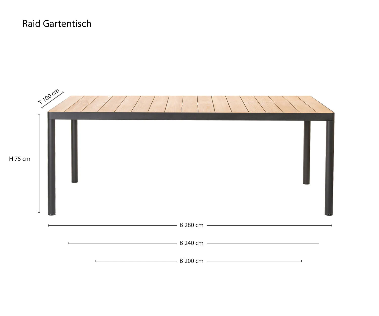 Weerbestendige Oasiq Riad design tuintafel op terras bij zwembad