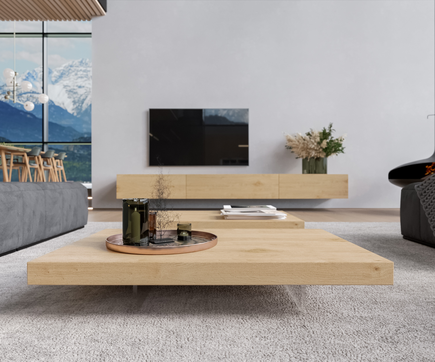 Table basse front Table basse front