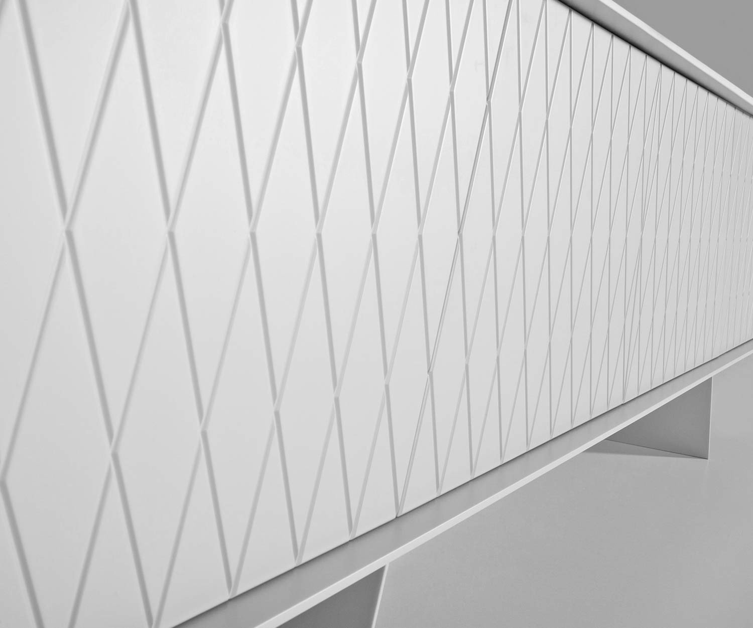 Modern al2 e klipse 003 Design dressoir ruitpatroon hoekaanzicht Modern al2 e klipse 003 Design dressoir ruitpatroon hoekaanzicht