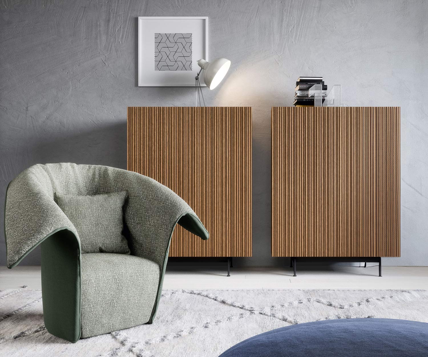 Novamobili Bay dressoir / highboard Novamobili Bay dressoir / highboard
