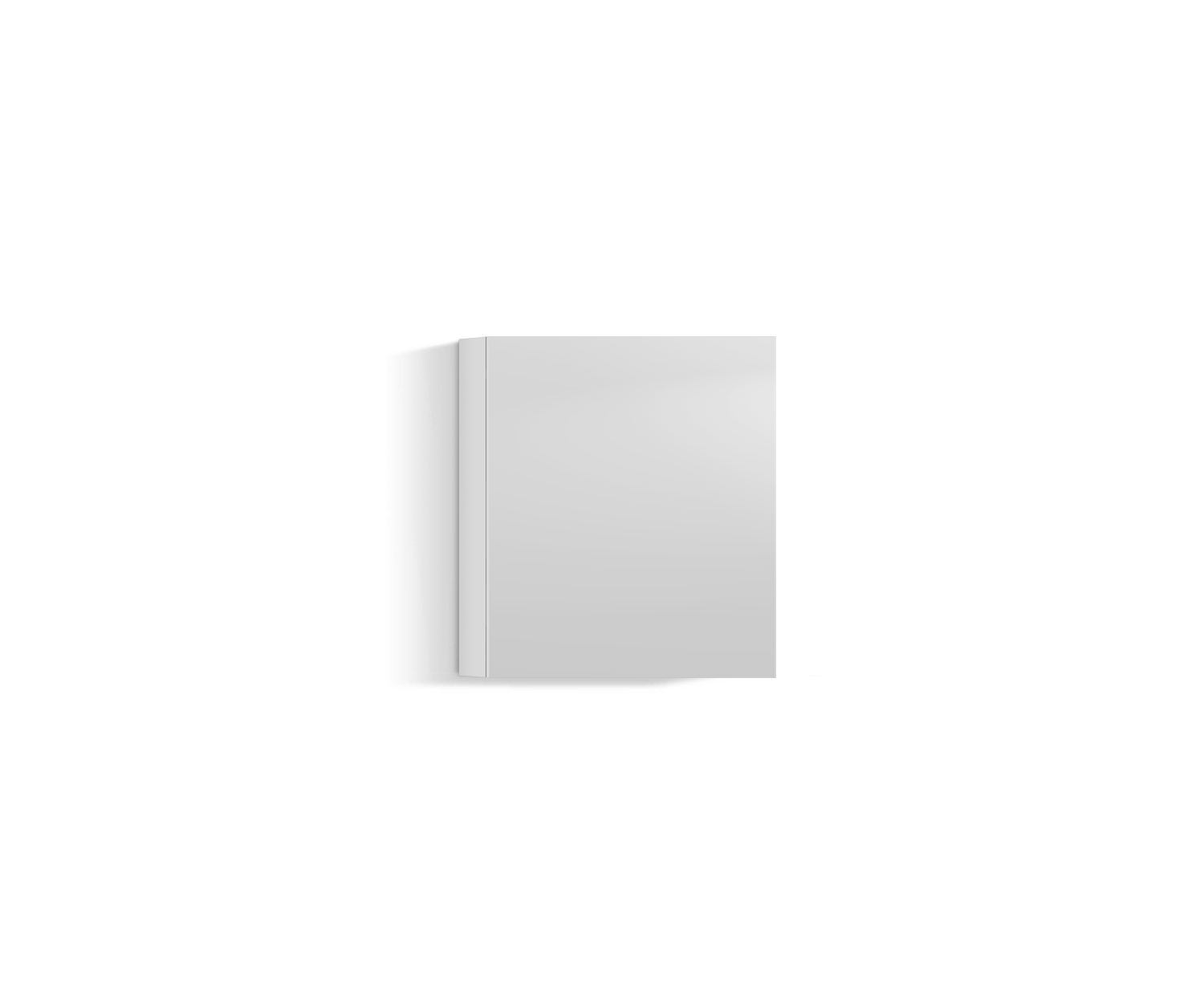 Elément suspendu design salon Vertical H64 L60 blanc300