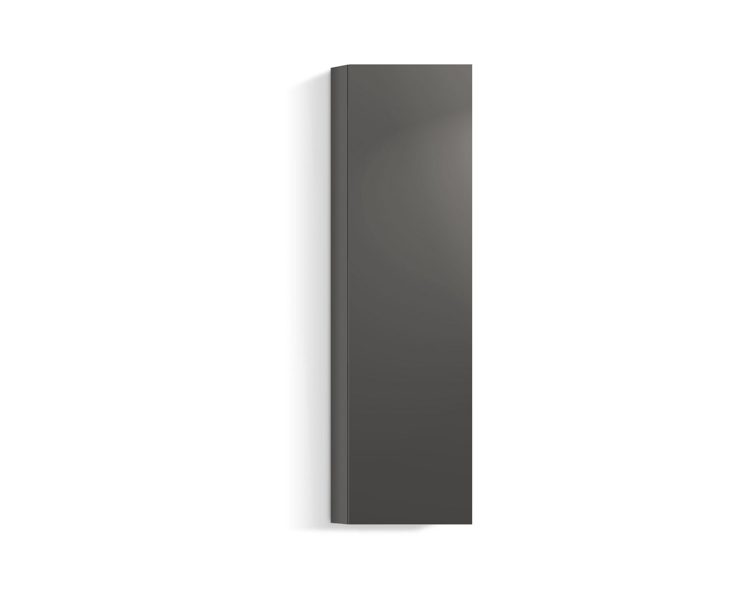 Design woonkamer wandmeubel verticaal H160 B45 quartz310