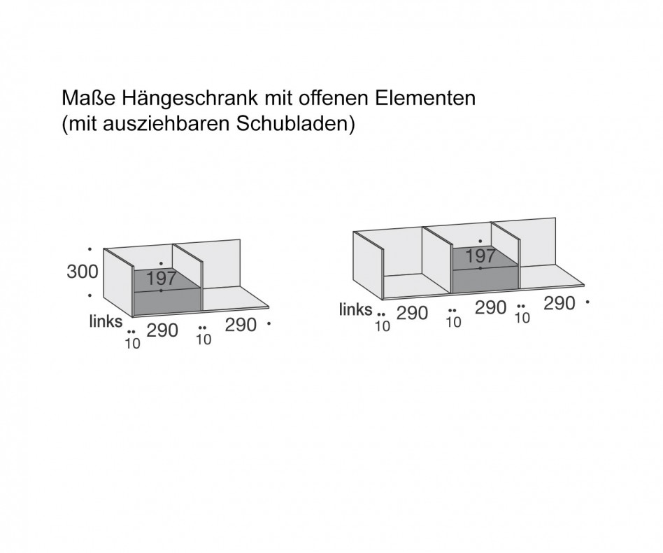 Livitalia Ecletto Commode Détail étagère murale Dimensions Esquisses Livitalia Ecletto Commode Détail étagère murale Dimensions Esquisses