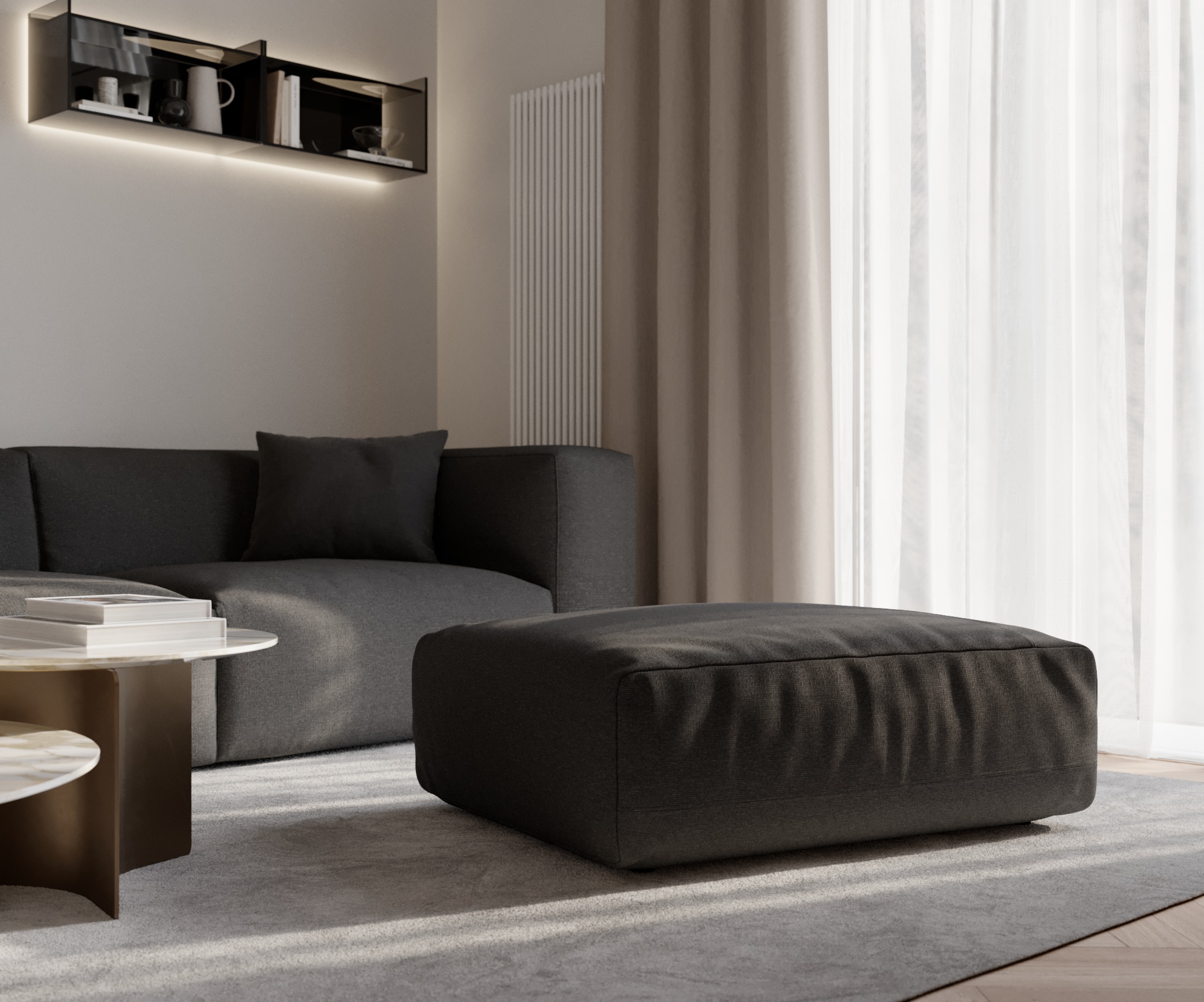 Tabouret Cloud Image émotionnelle latérale Tabouret Cloud Image émotionnelle latérale