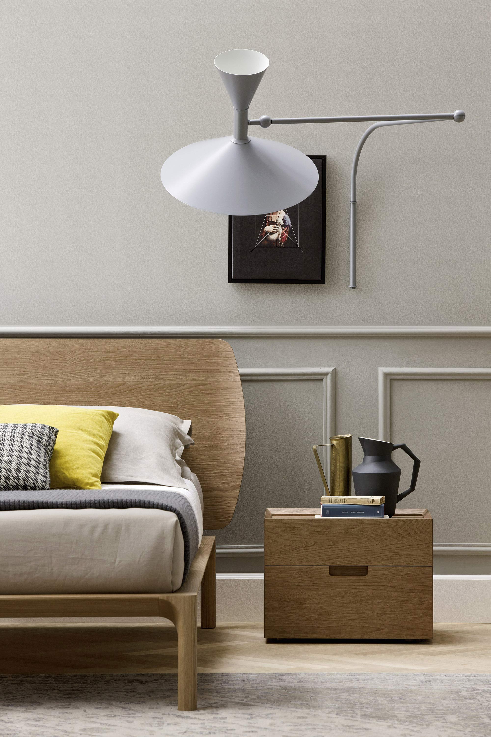 Slaapkamer met retro charme