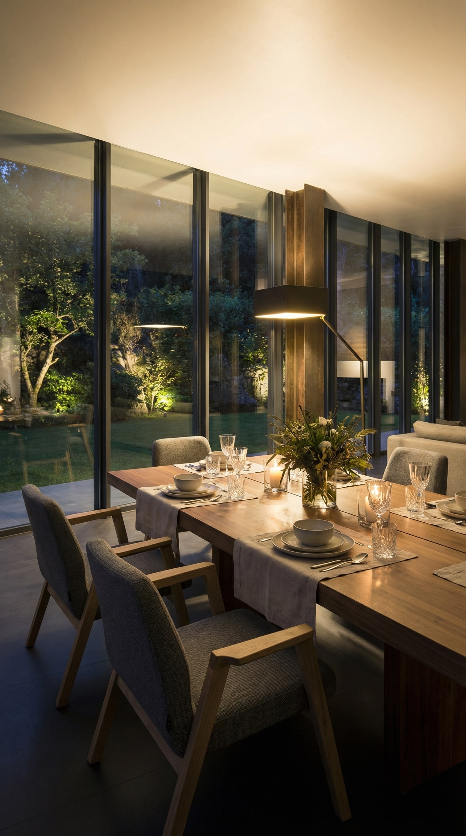 Fauteuil Prostoria Oblique avec des accoudoirs en bois distinctifs dans un loft architectural Fauteuil Prostoria Oblique avec des accoudoirs en bois distinctifs dans un loft architectural