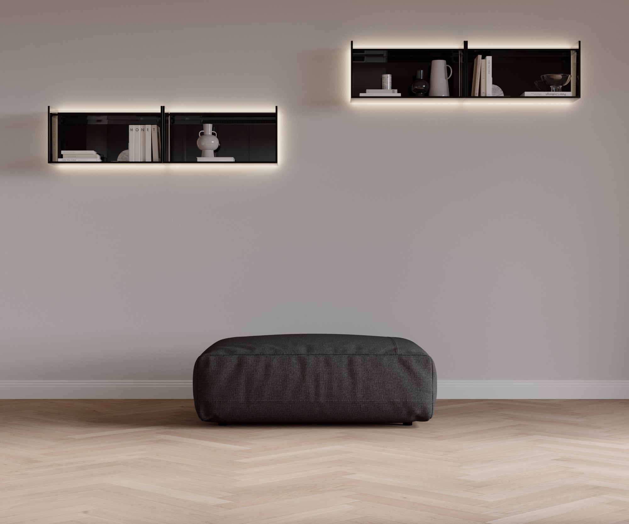 Cloud TabouretAL212x112 Tissu Tundra 11 Gris foncé Cloud TabouretAL212x112 Tissu Tundra 11 Gris foncé