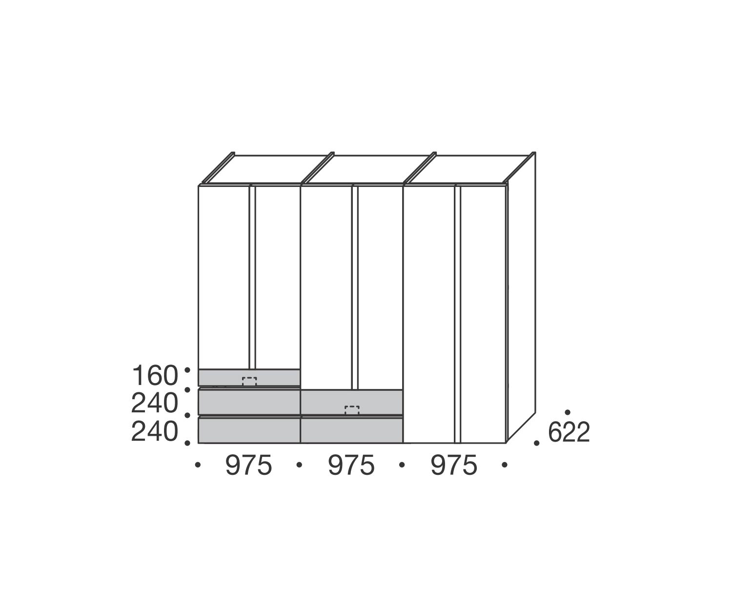 Livitalia Armoire design Collage Dimensions Esquisse Tailles Indications de taille Livitalia Armoire design Collage Dimensions Esquisse Tailles Indications de taille
