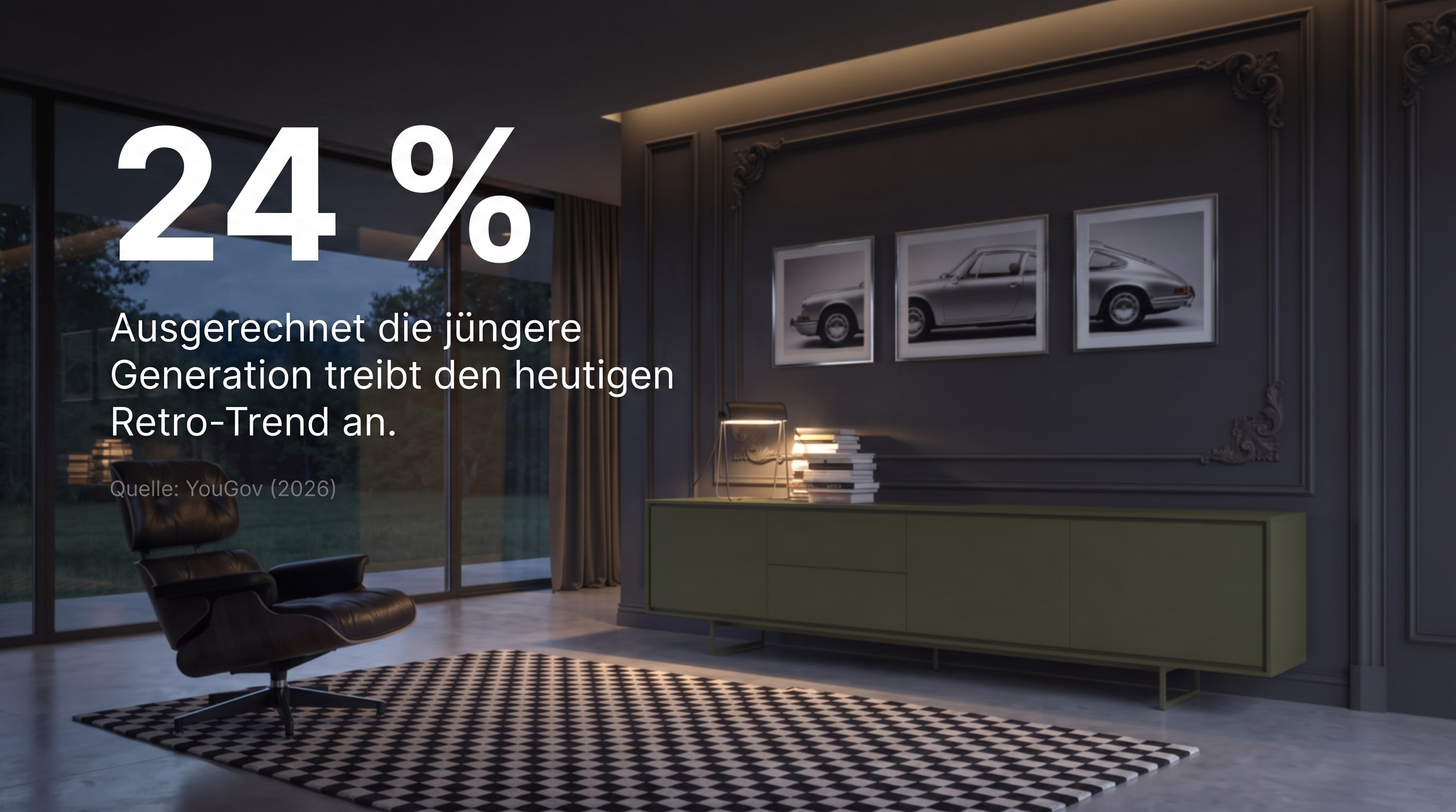 24 % – C'est précisément la jeune génération qui est le moteur de la tendance rétro actuelle.