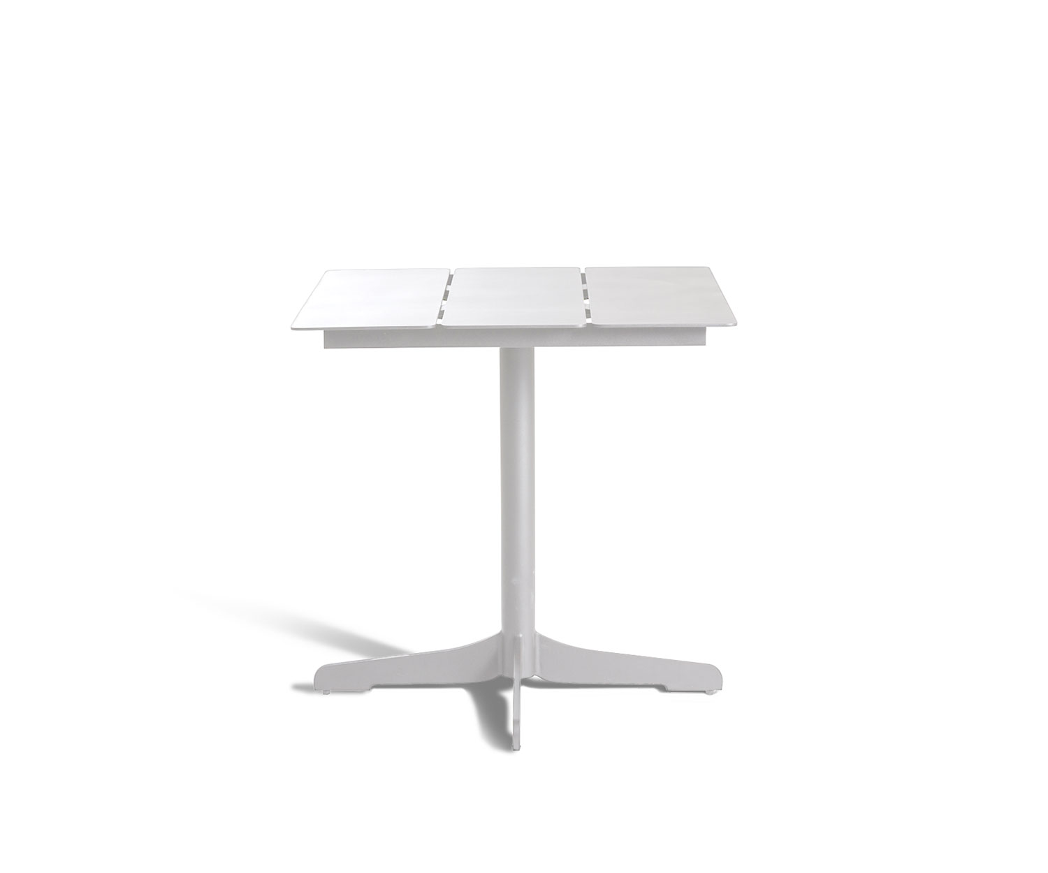 Oasiq Ceru aluminium eettafel B 70 cm wit