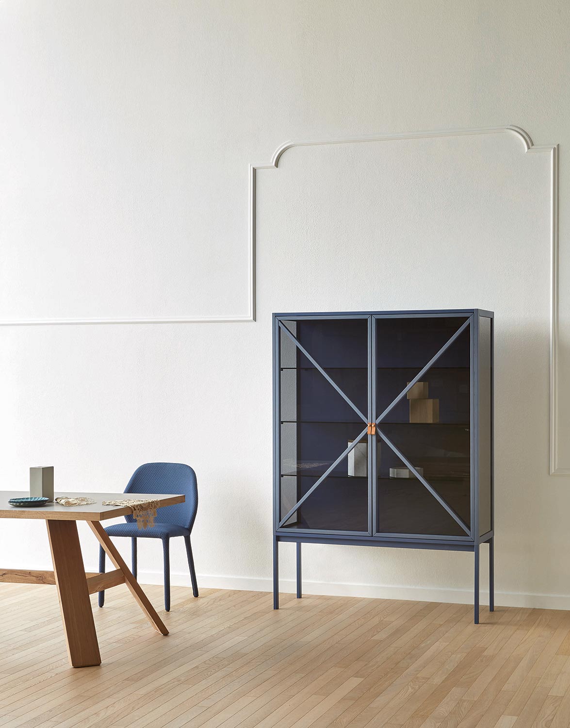 Vitrine en verre design d'Italie