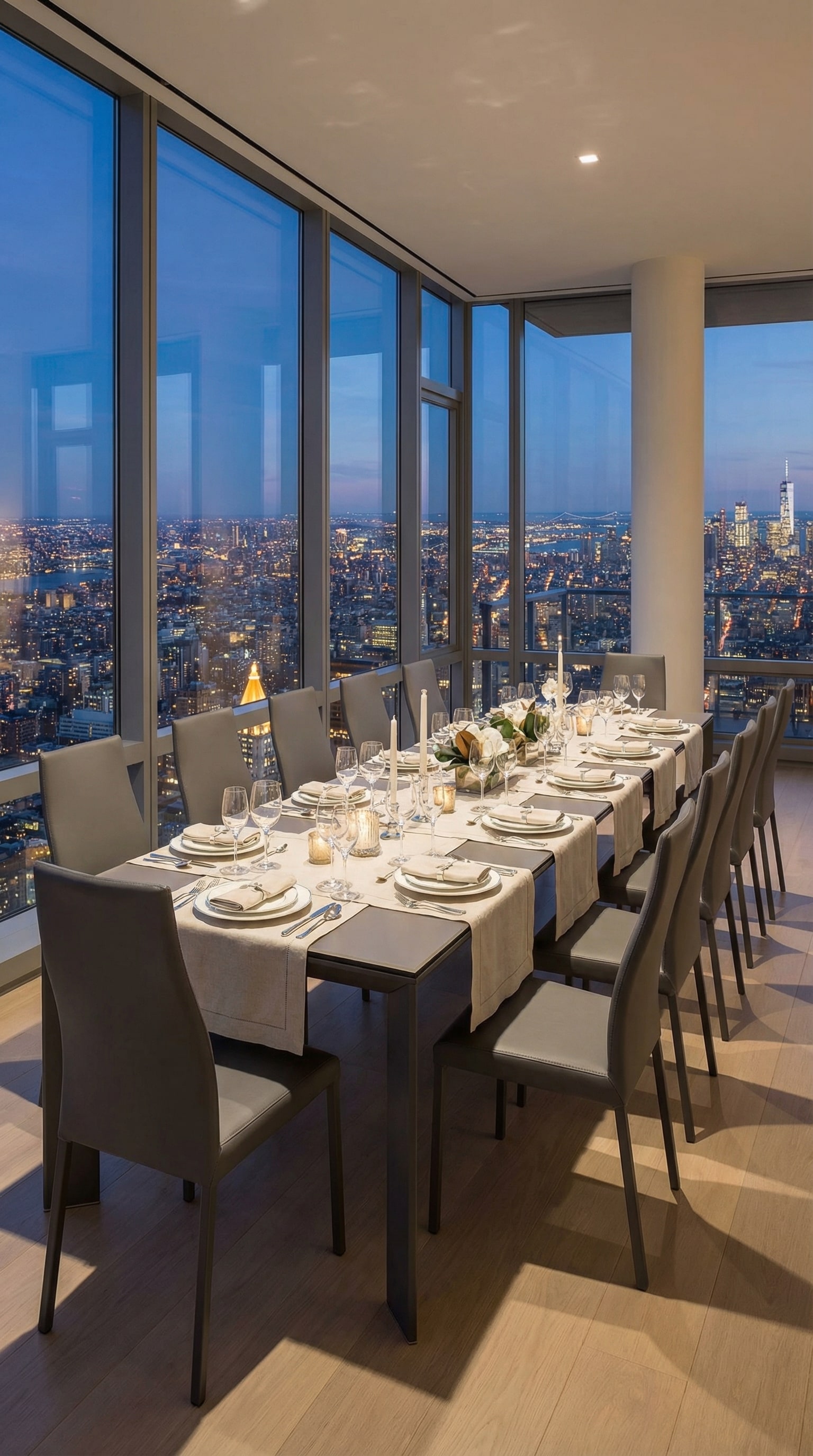 Chaise Ozzio Blitz en similicuir &agrave; une table &agrave; manger moderne