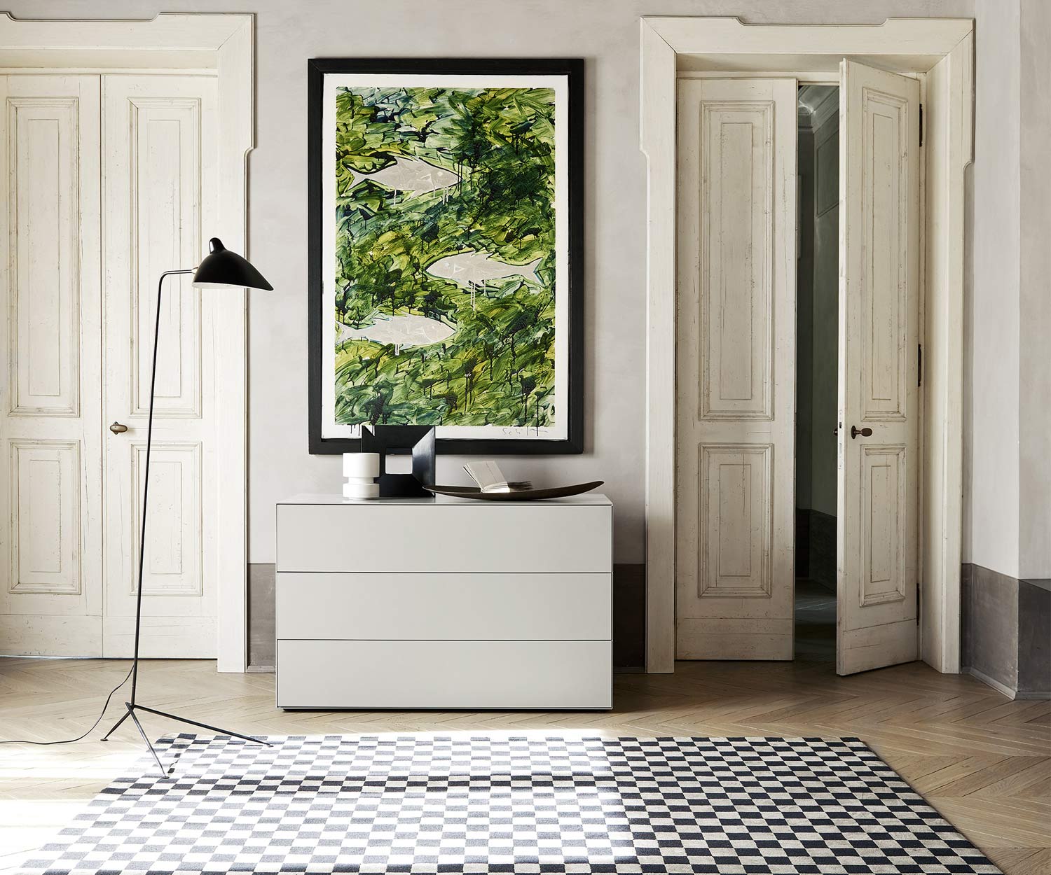 Exclusieve Livitalia Ecletto Design ladekast Wit Mat Exclusieve Livitalia Ecletto Design ladekast Wit Mat