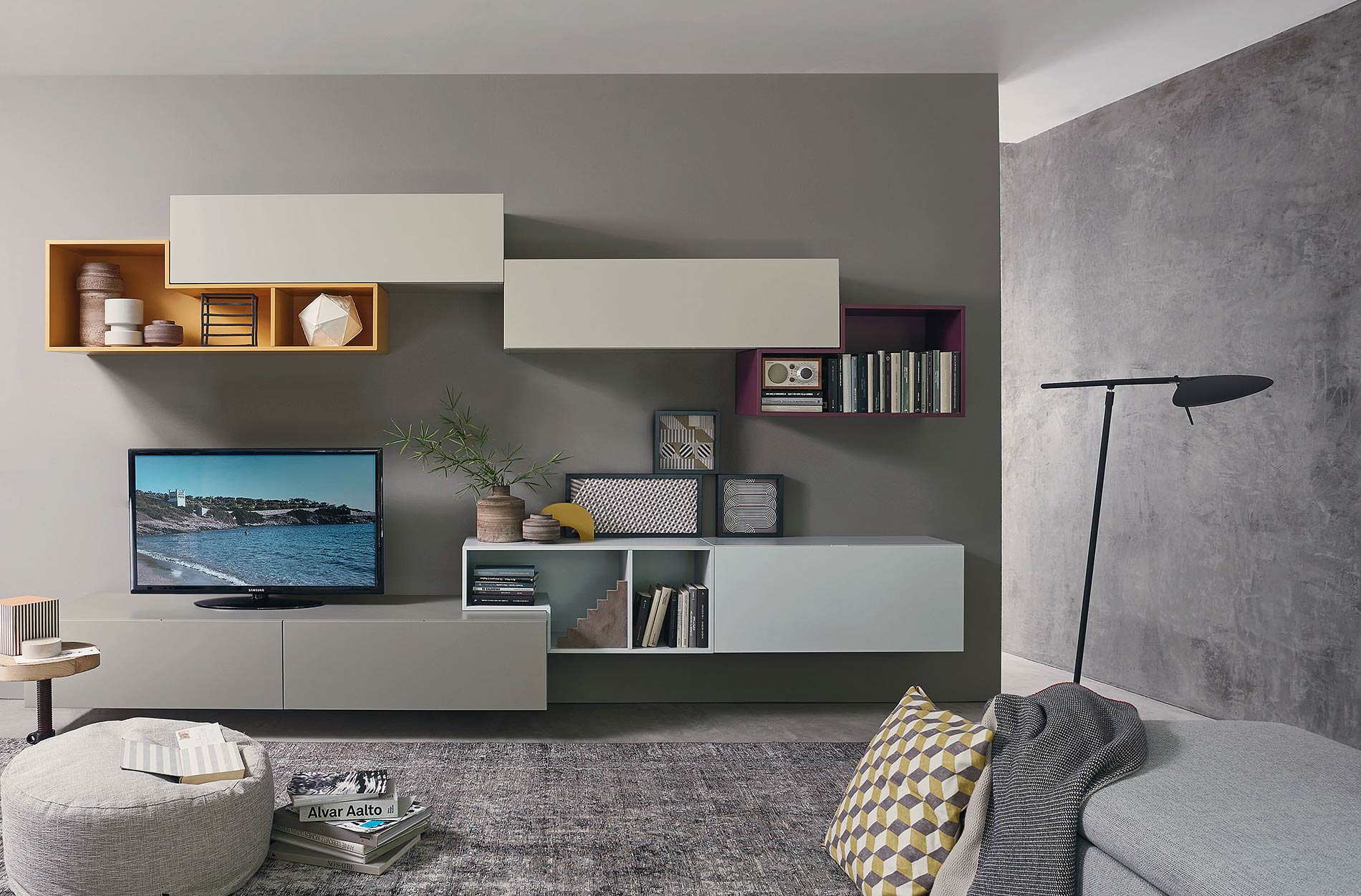 Modern Tetris wandmeubel Modern Tetris wandmeubel