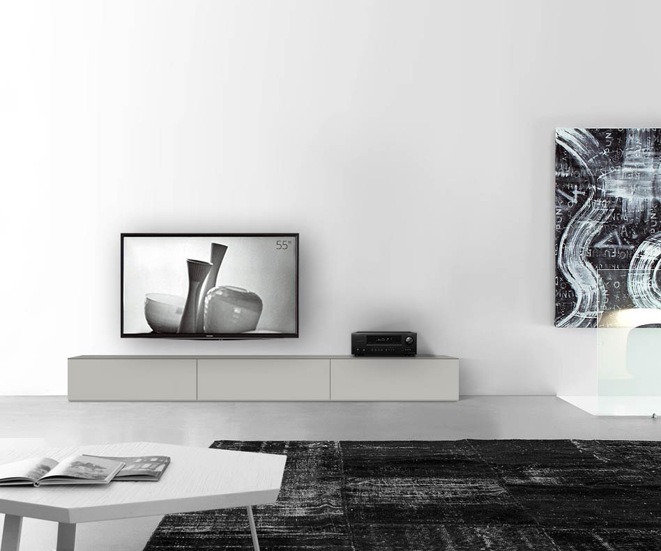 /Design lowboard vloer B270 H35 mat lichtgrijs /Design lowboard vloer B270 H35 mat lichtgrijs