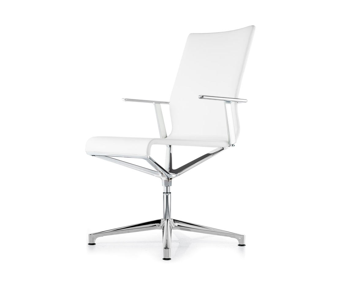 ICF Stick ETK Stoel Bureaustoel Zwart Wit zonder wielen H48 ICF Stick ETK Stoel Bureaustoel Zwart Wit zonder wielen H48