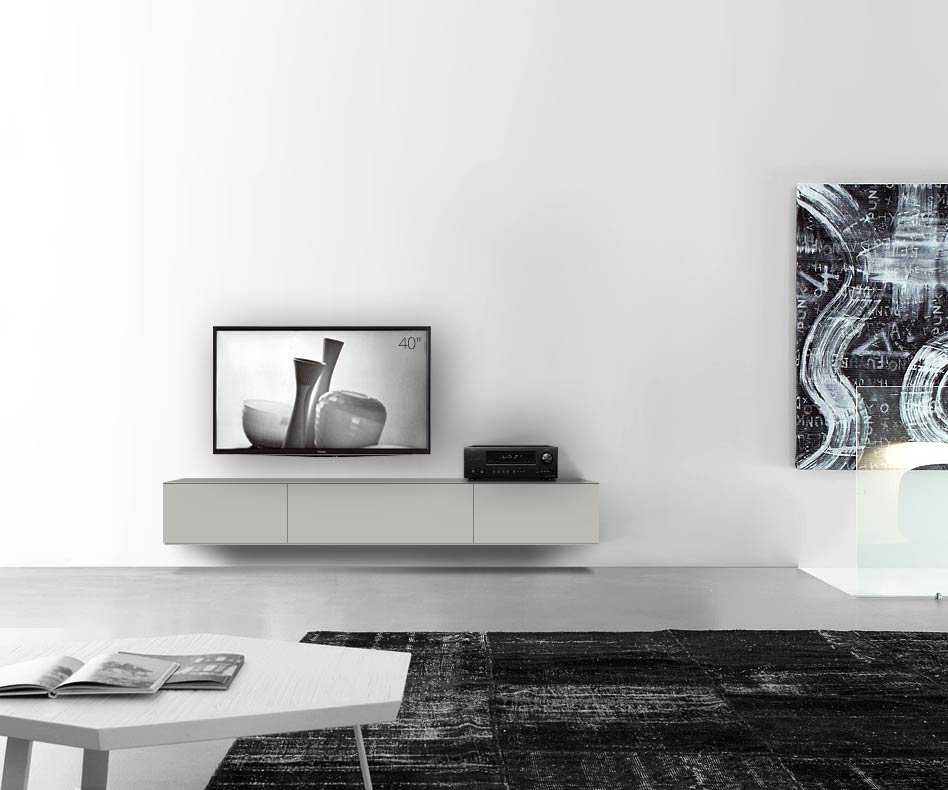 /Design Lowboard Wand B210 H33 5 gris clair mat /Design Lowboard Wand B210 H33 5 gris clair mat