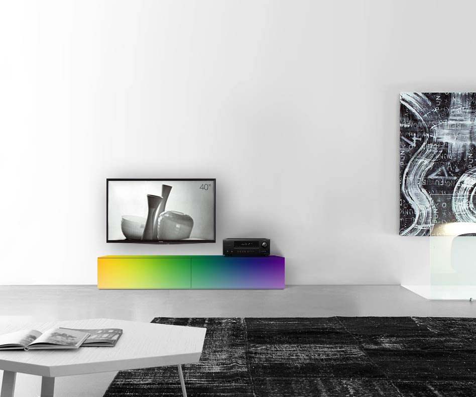 /Design Lowboard Fond L180 H35 mat RAL /Design Lowboard Fond L180 H35 mat RAL