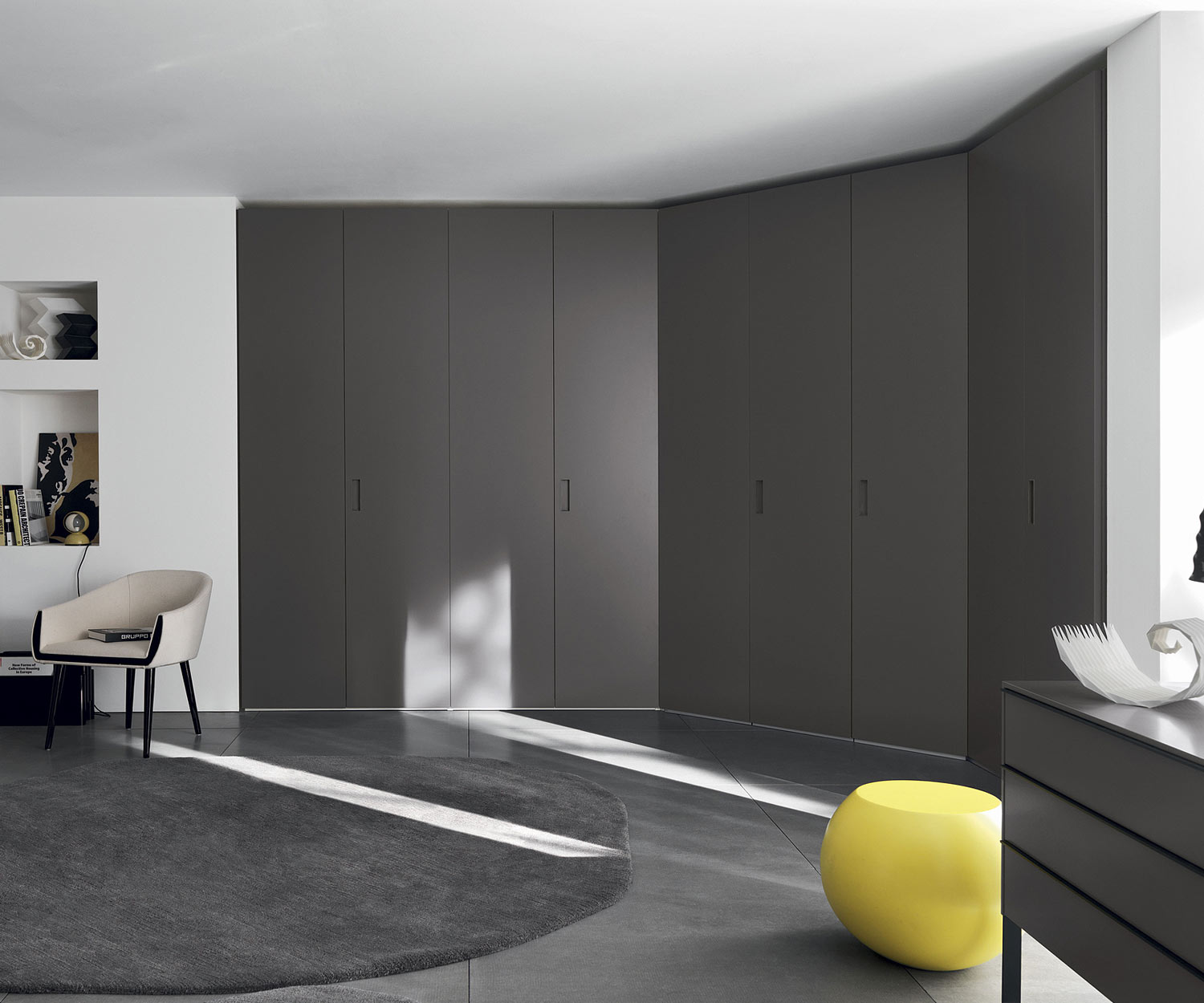 Exclusif Novamobili Design Armoire d'angle Alfa YNCA Exclusif Novamobili Design Armoire d'angle Alfa YNCA