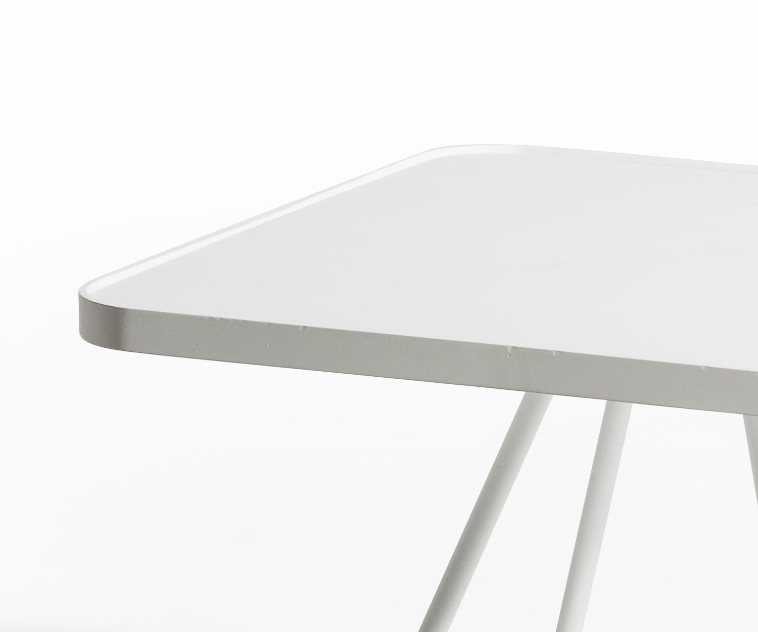 Oasiq Attol Aluminium Table d'appoint blanc 45x45x49cm Oasiq Attol Aluminium Table d'appoint blanc 45x45x49cm