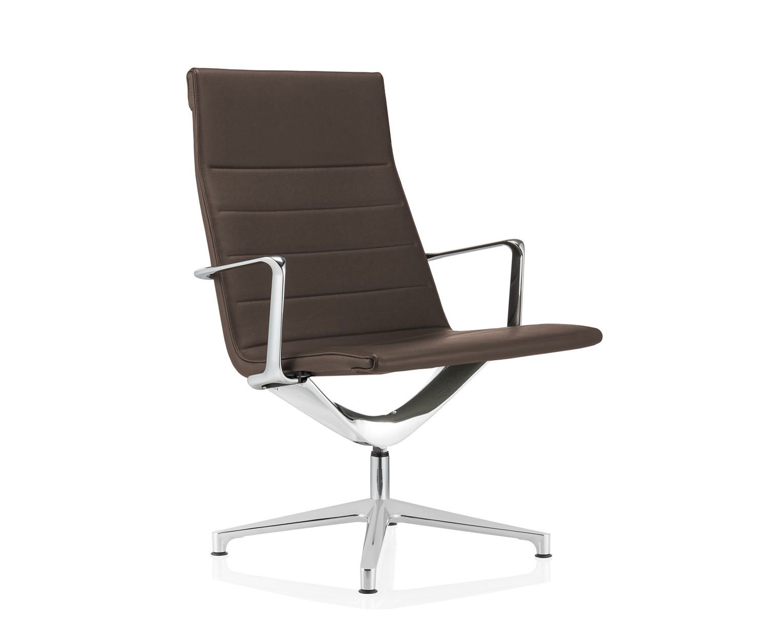 ICF Vela Lounge Cuir 919 Marron H69 ICF Vela Lounge Cuir 919 Marron H69