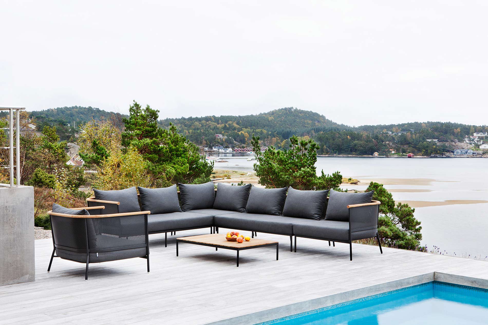 Design lounge tuinbank groep
