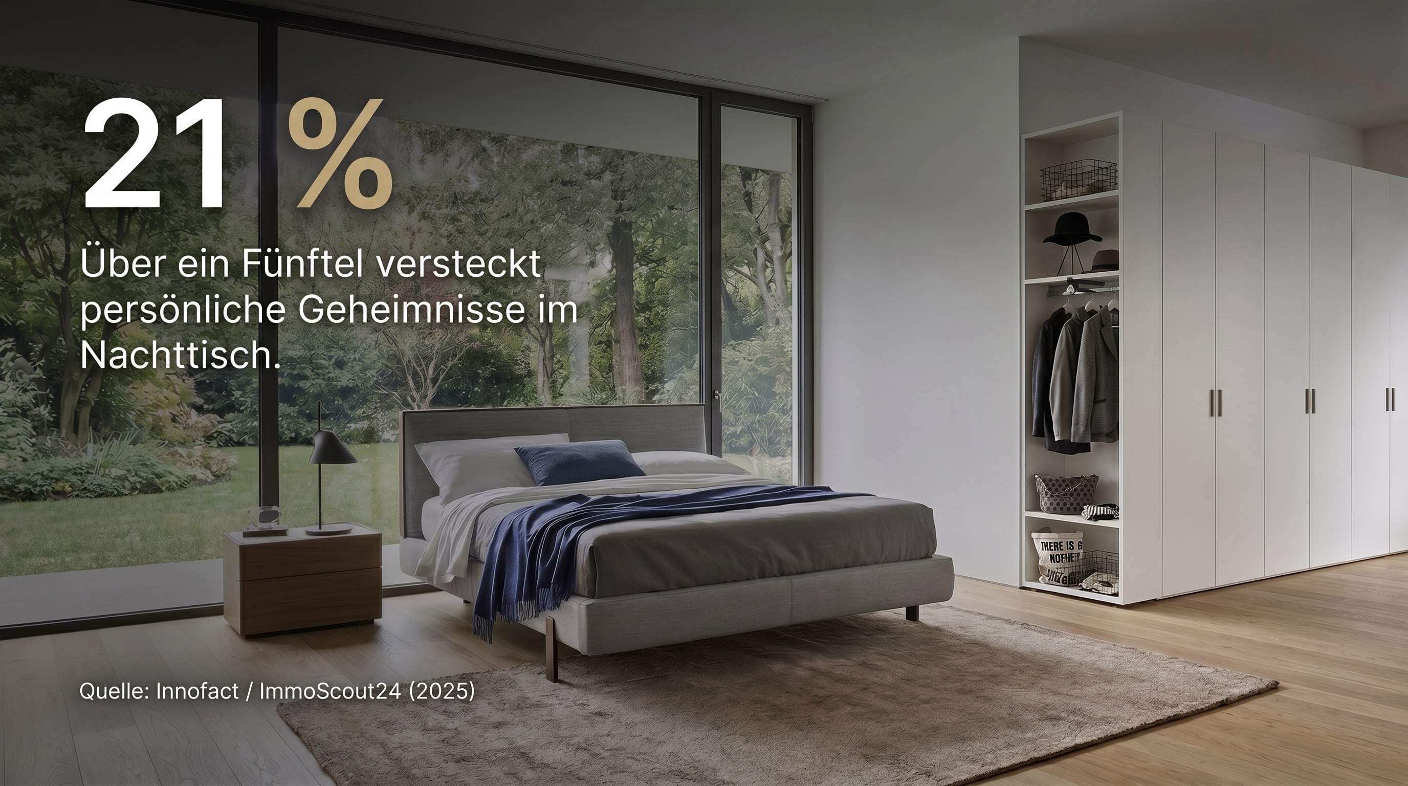 21 % – Plus d'un cinquième cache des secrets personnels dans la table de chevet.
