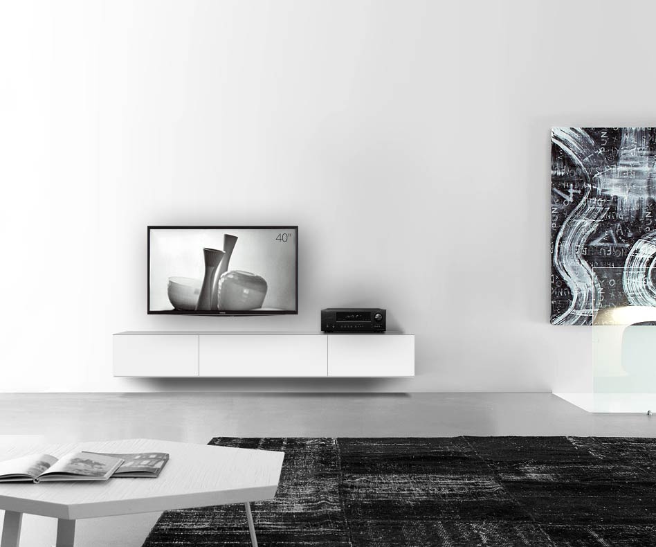 /Design Lowboard mur B210 H33 5 blanc mat /Design Lowboard mur B210 H33 5 blanc mat