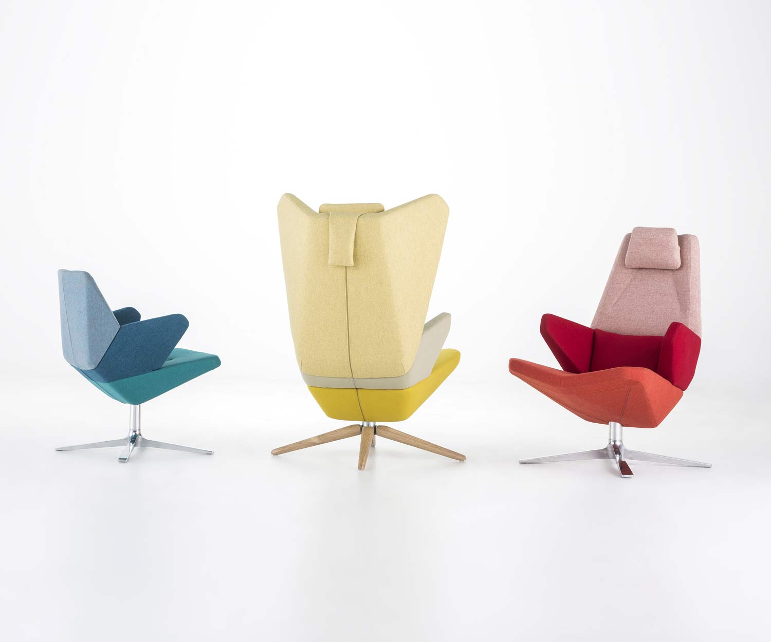 Hoge kwaliteit Prostoria Trifidae design fauteuil wing chair ligstoel