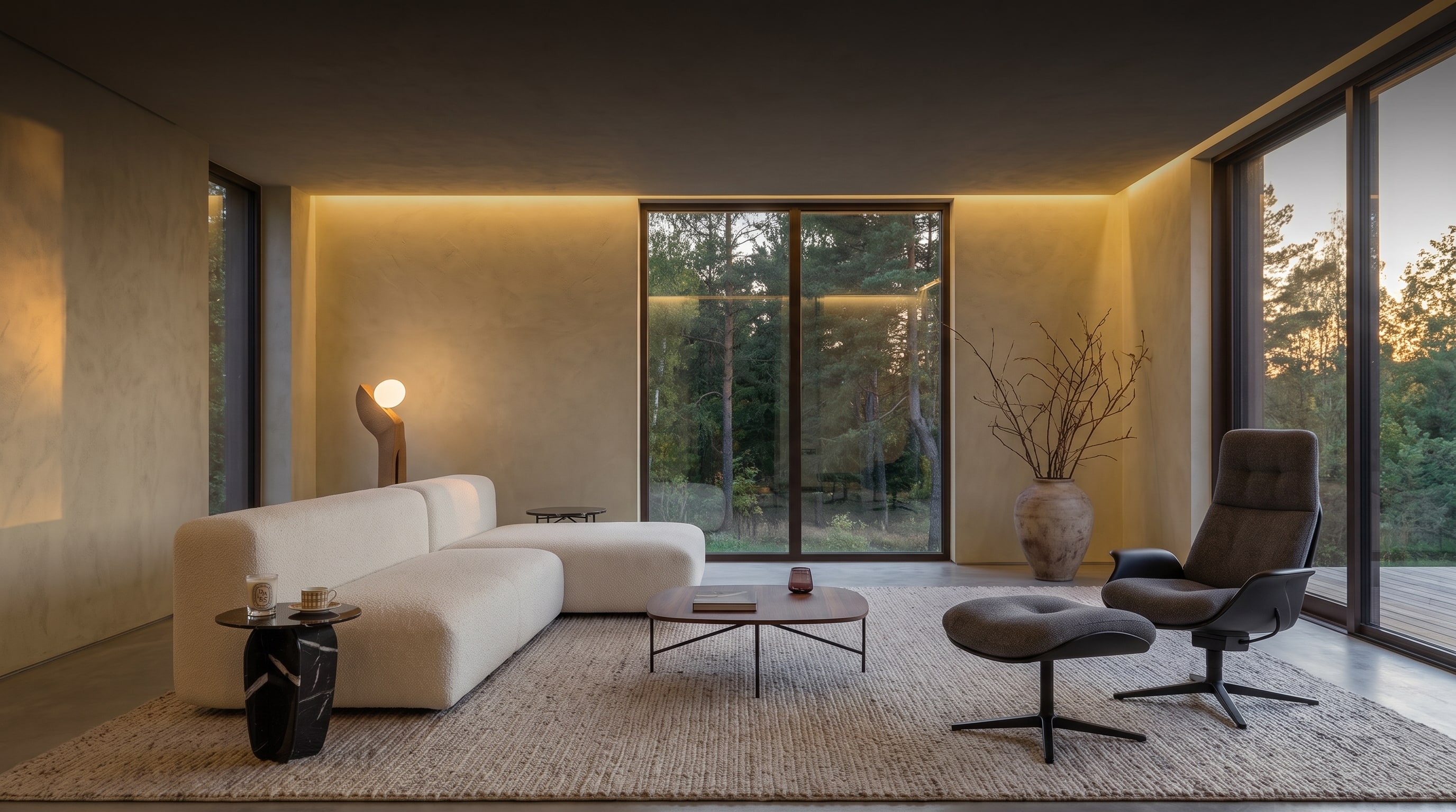 Salon Japandi : 15 idées pour des intérieurs de bois et de lumière